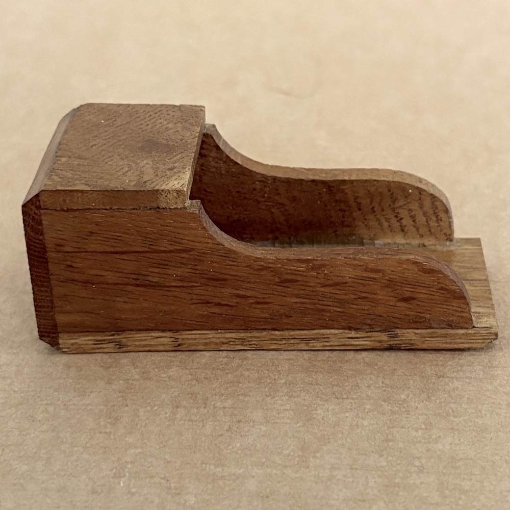 Vintage Handmade Wooden Miniature Salt Box